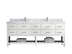 Parker 84 in. W x 22 in. D Double Sink Bathroom Vanity - photo 20