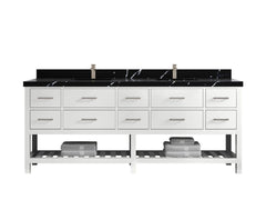 Parker 84 in. W x 22 in. D Double Sink Bathroom Vanity - photo 12