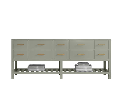 Parker 84 in. W x 22 in. D Double Sink Bathroom Vanity - Willow Bath and Vanity