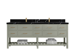 Parker 84 in. W x 22 in. D Double Sink Bathroom Vanity - photo 12