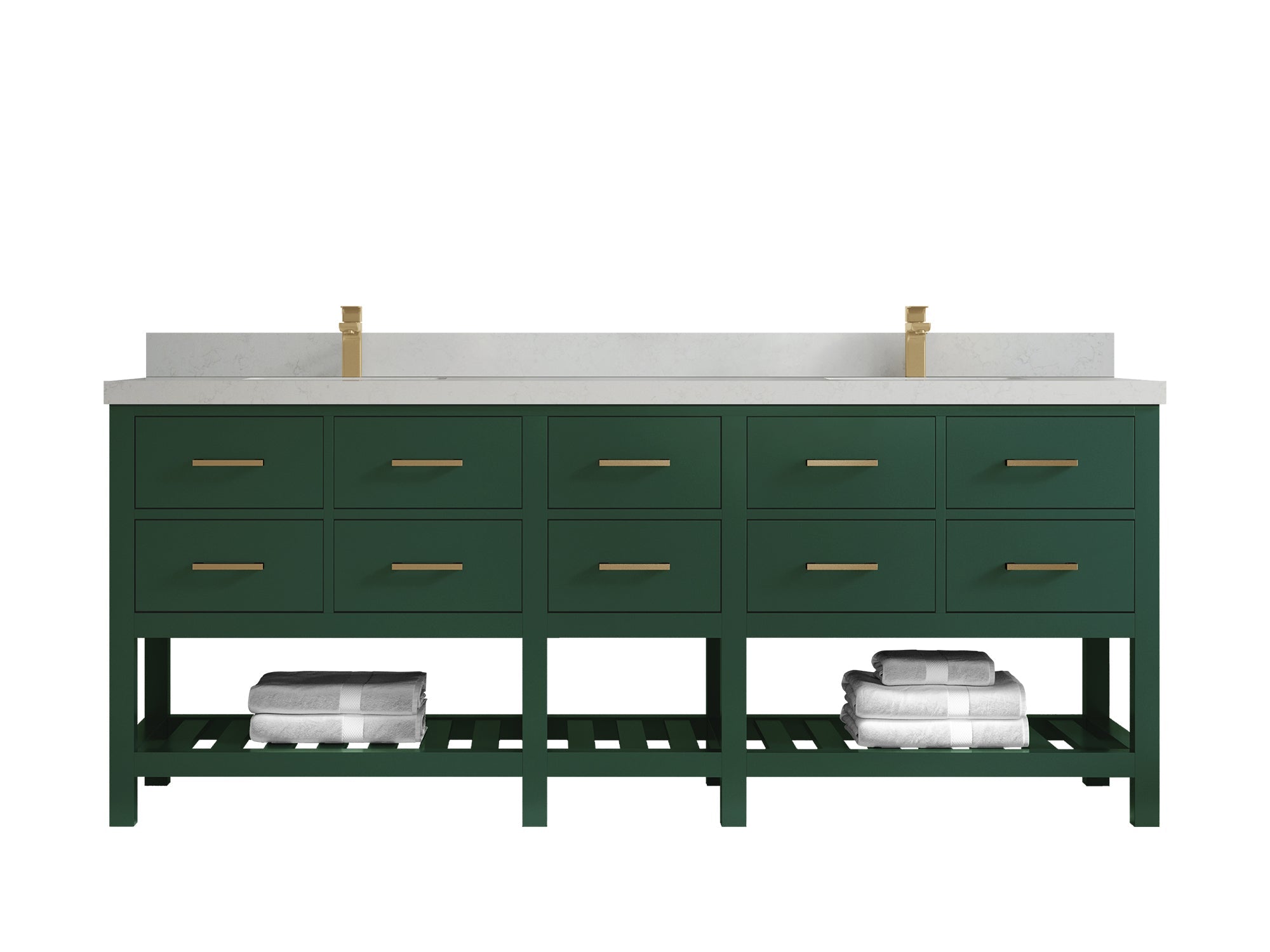 Parker 84 in. W x 22 in. D Double Sink Bathroom Vanity - Willow Bath and Vanity