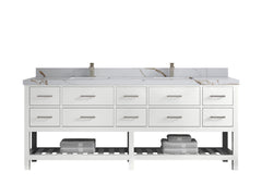 Parker 84 in. W x 22 in. D Double Sink Bathroom Vanity - photo 14