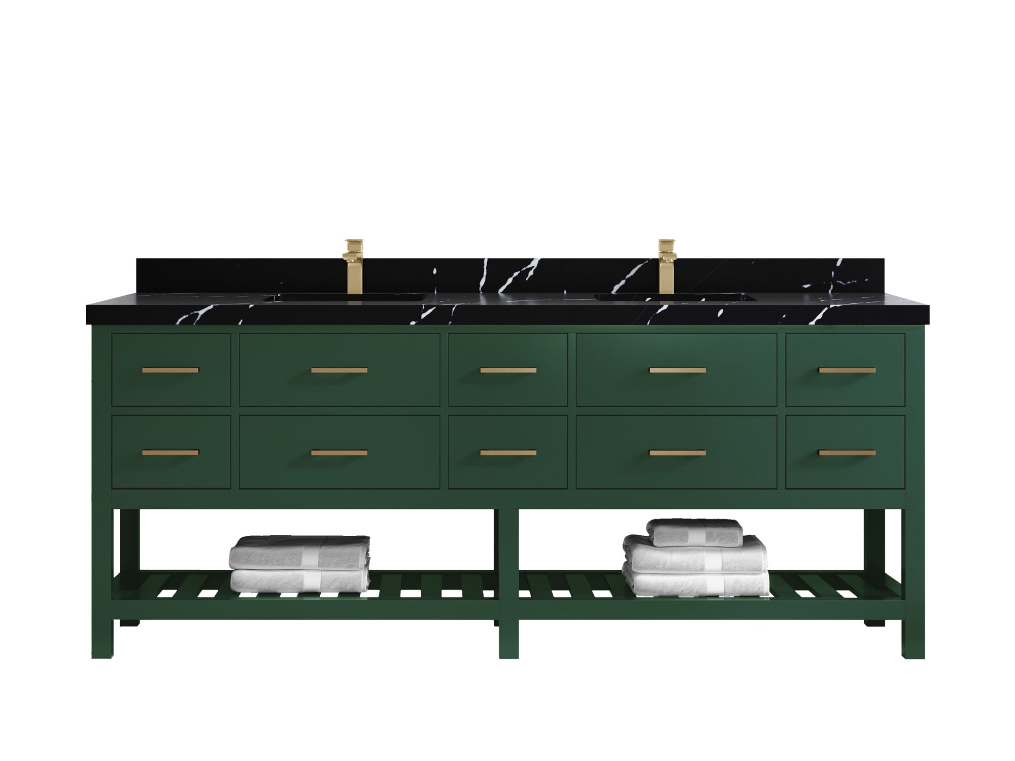 Parker 84 in. W x 22 in. D Double Sink Bathroom Vanity - Willow Bath and Vanity