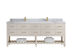 Parker 84 in. W x 22 in. D Double Sink Bathroom Vanity - photo 14