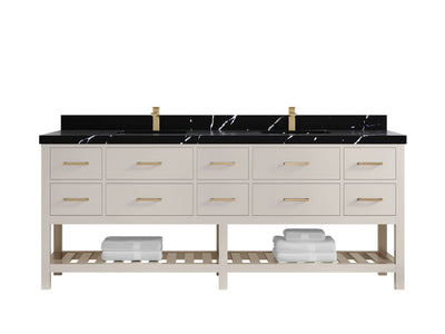 Parker 84 in. W x 22 in. D Double Sink Bathroom Vanity - Willow Bath and Vanity