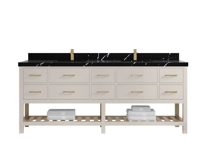 Parker 84 in. W x 22 in. D Double Sink Bathroom Vanity - photo 12