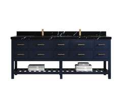 Parker 84 in. W x 22 in. D Double Sink Bathroom Vanity - photo 6