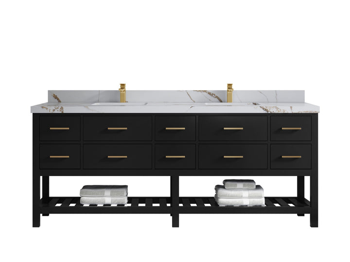 Parker 84 in. W x 22 in. D Double Sink Bathroom Vanity - photo 10