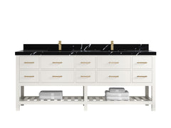 Parker 84 in. W x 22 in. D Double Sink Bathroom Vanity - photo 12