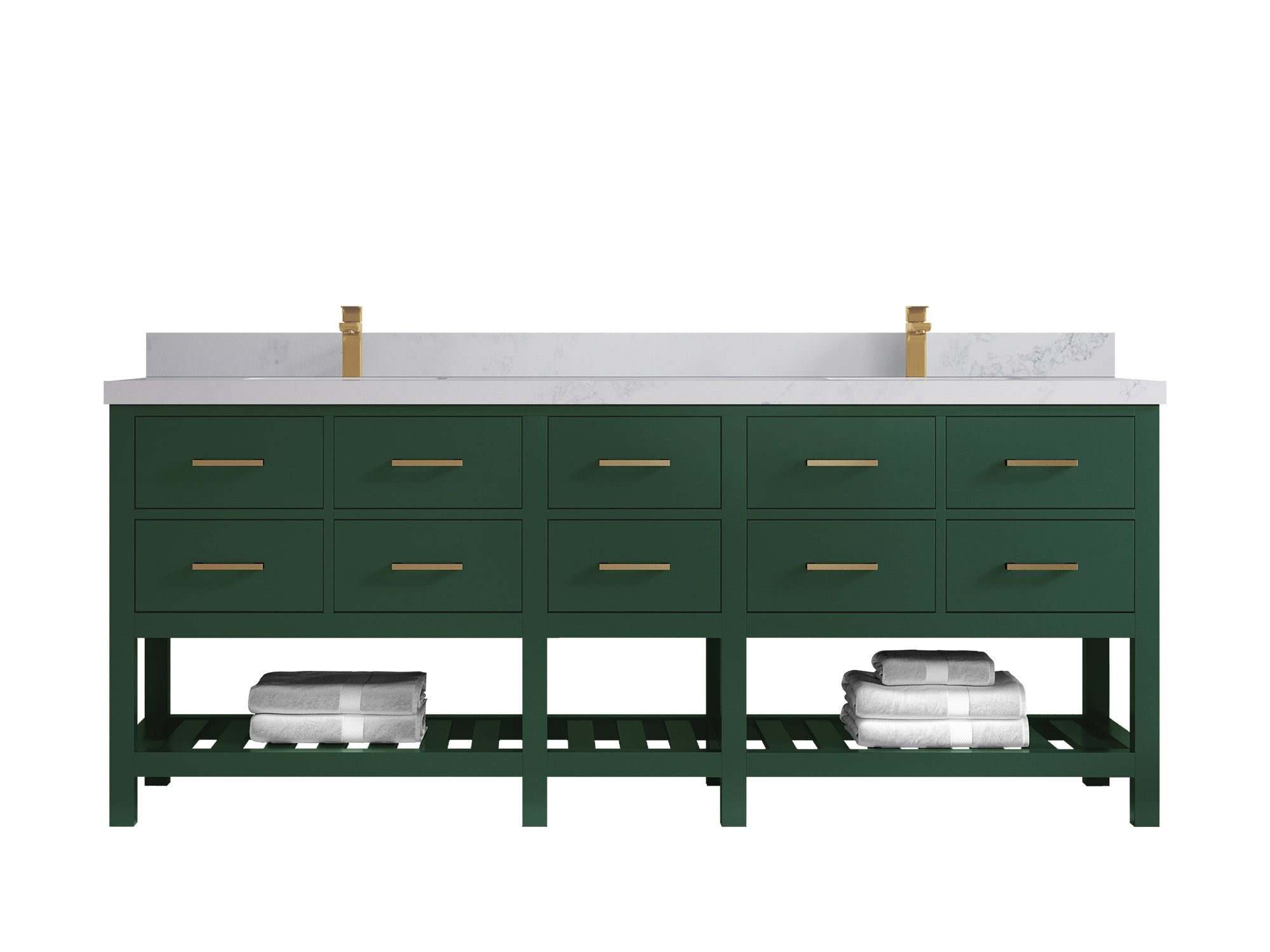 Parker 84 in. W x 22 in. D Double Sink Bathroom Vanity - Willow Bath and Vanity