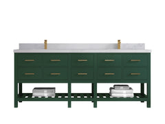 Parker 84 in. W x 22 in. D Double Sink Bathroom Vanity - photo 12