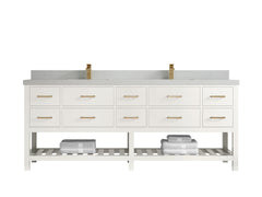 Parker 84 in. W x 22 in. D Double Sink Bathroom Vanity - photo 10