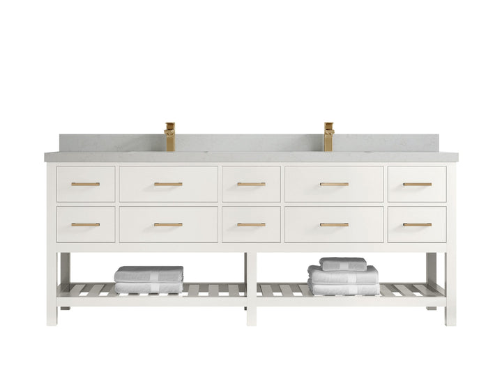 Parker 84 in. W x 22 in. D Double Sink Bathroom Vanity - photo 10