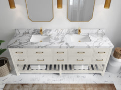 Parker 84 in. W x 22 in. D Double Sink Bathroom Vanity - photo 19