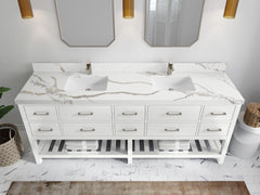 Parker 84 in. W x 22 in. D Double Sink Bathroom Vanity - photo 13