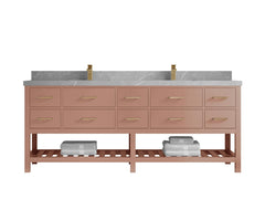Parker 84 in. W x 22 in. D Double Sink Bathroom Vanity - photo 20
