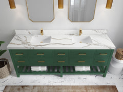 Parker 84 in. W x 22 in. D Double Sink Bathroom Vanity - photo 13