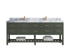 Parker 84 in. W x 22 in. D Double Sink Bathroom Vanity - photo 20