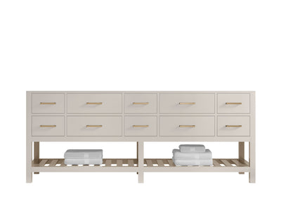 Parker 84 in. W x 22 in. D Double Sink Bathroom Vanity - Willow Bath and Vanity