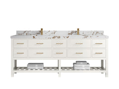 Parker 84 in. W x 22 in. D Double Sink Bathroom Vanity - photo 29