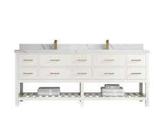 Parker 84 in. W x 22 in. D Double Sink Bathroom Vanity - photo 16