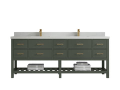 Parker 84 in. W x 22 in. D Double Sink Bathroom Vanity - photo 10