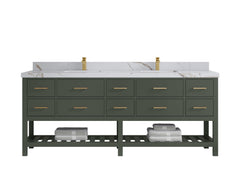Parker 84 in. W x 22 in. D Double Sink Bathroom Vanity - photo 17