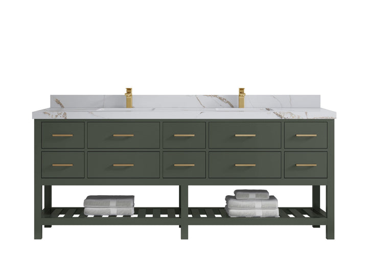 Parker 84 in. W x 22 in. D Double Sink Bathroom Vanity - photo 18