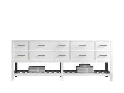Parker 84 in. W x 22 in. D Double Sink Bathroom Vanity - Willow Bath and Vanity
