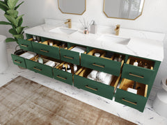 Parker 84 in. W x 22 in. D Double Sink Bathroom Vanity - photo 3