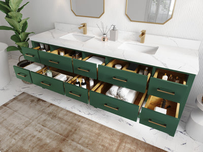 Parker 84 in. W x 22 in. D Double Sink Bathroom Vanity - Willow Bath and Vanity