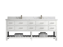 Parker 84 in. W x 22 in. D Double Sink Bathroom Vanity - photo 16