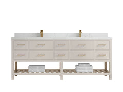 Parker 84 in. W x 22 in. D Double Sink Bathroom Vanity - photo 24