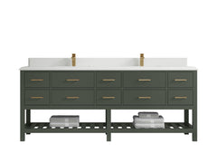 Parker 84 in. W x 22 in. D Double Sink Bathroom Vanity - photo 16