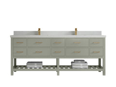 Parker 84 in. W x 22 in. D Double Sink Bathroom Vanity - photo 14