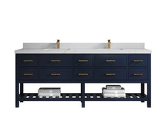 Parker 84 in. W x 22 in. D Double Sink Bathroom Vanity - photo 11
