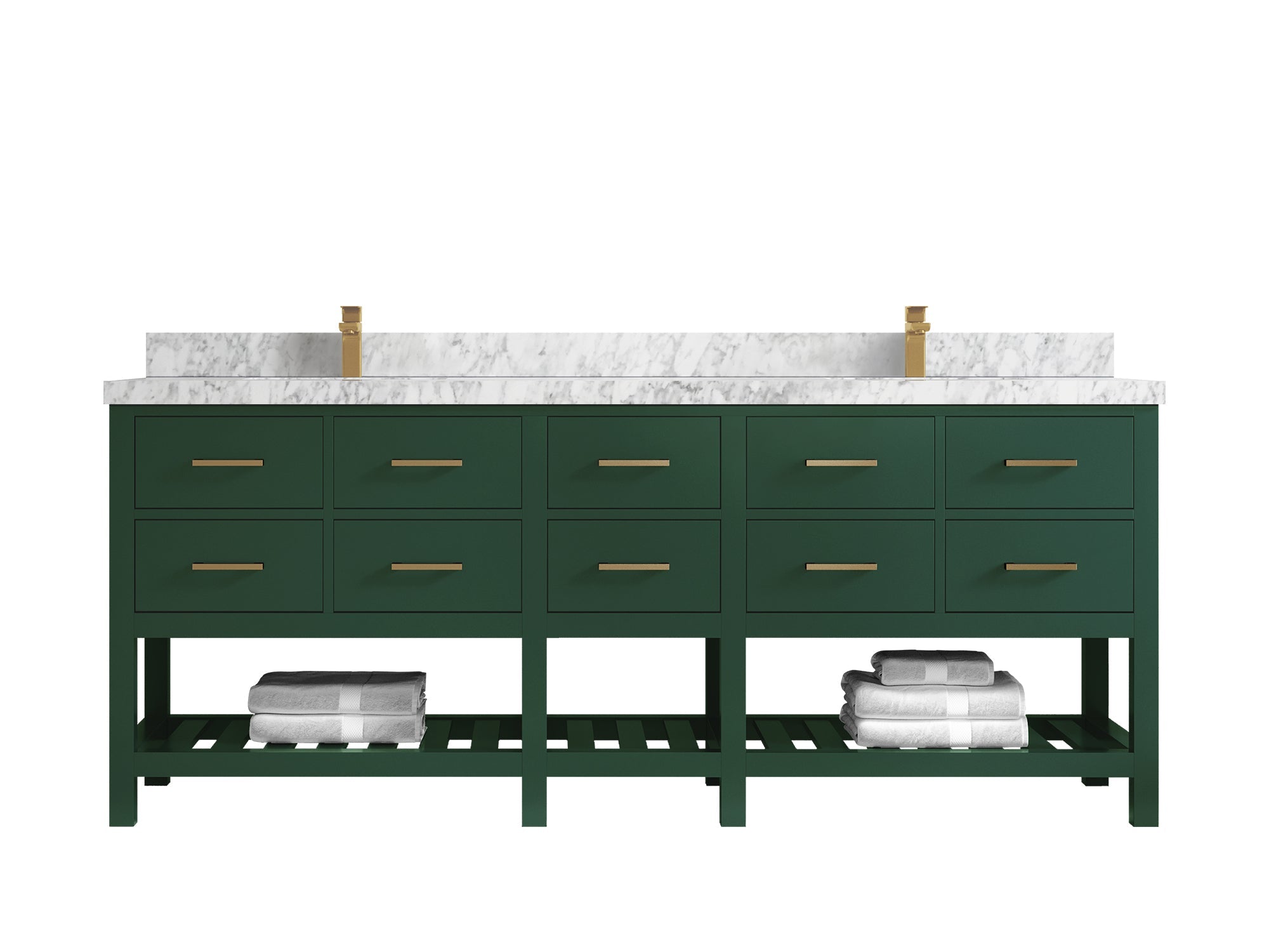 Parker 84 in. W x 22 in. D Double Sink Bathroom Vanity - Willow Bath and Vanity
