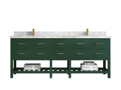 Parker 84 in. W x 22 in. D Double Sink Bathroom Vanity - photo 7