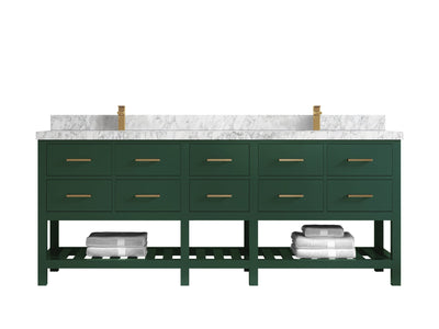 Parker 84 in. W x 22 in. D Double Sink Bathroom Vanity - Willow Bath and Vanity