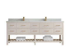 Parker 84 in. W x 22 in. D Double Sink Bathroom Vanity - photo 10