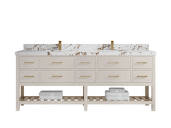 Parker 84 in. W x 22 in. D Double Sink Bathroom Vanity - photo 30