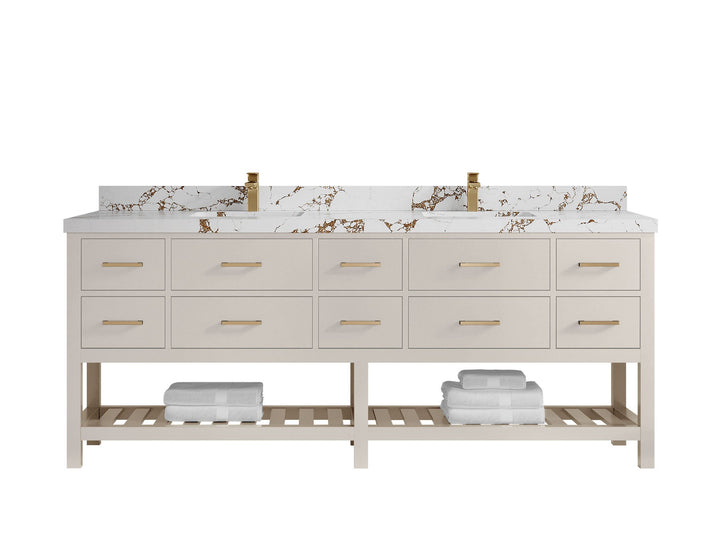 Parker 84 in. W x 22 in. D Double Sink Bathroom Vanity - photo 30