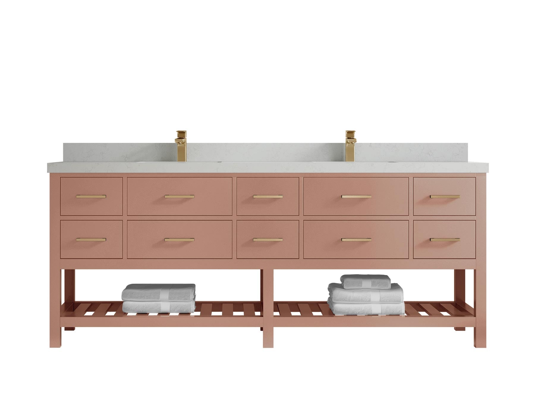 Parker 84 in. W x 22 in. D Double Sink Bathroom Vanity - Willow Bath and Vanity