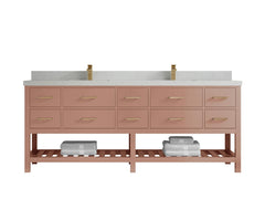 Parker 84 in. W x 22 in. D Double Sink Bathroom Vanity - photo 42