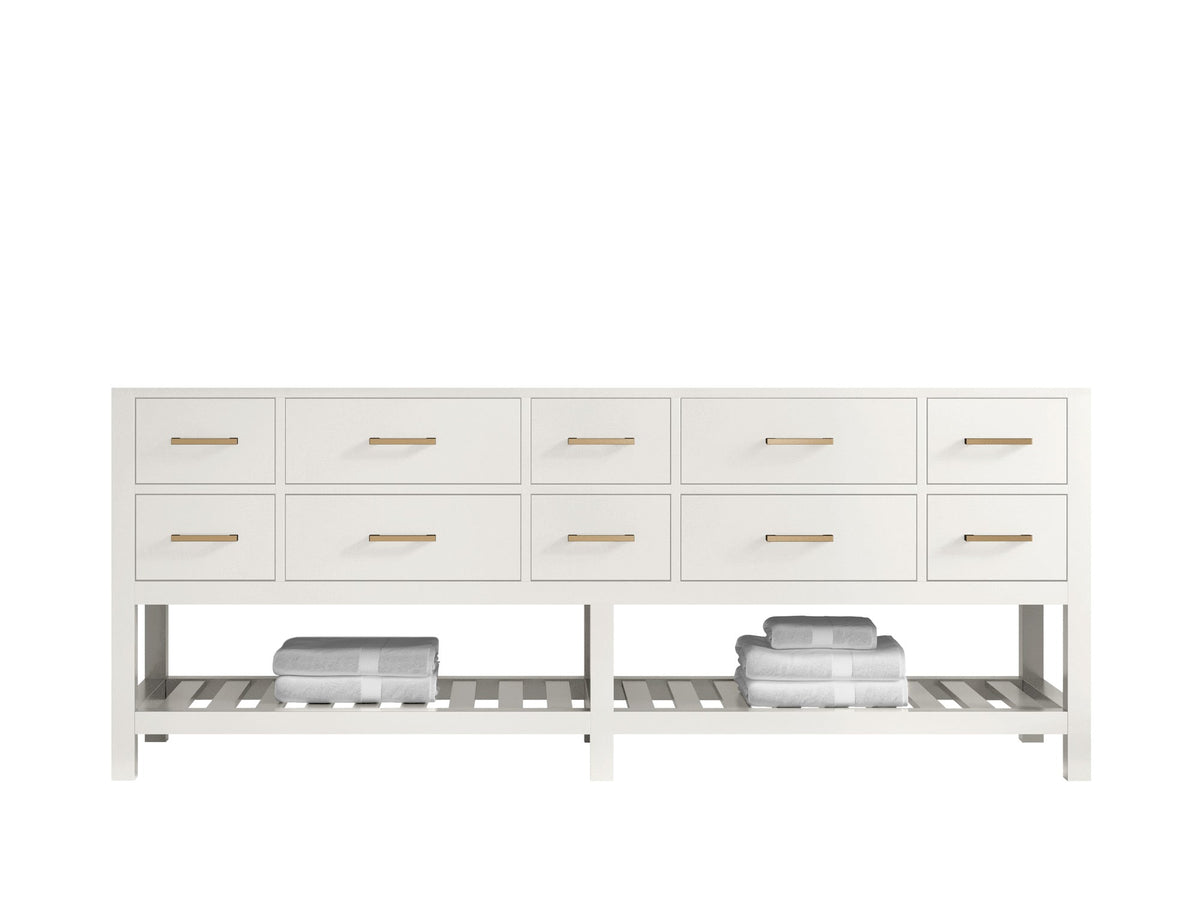 Parker 84 in. W x 22 in. D Double Sink Bathroom Vanity - Willow Bath and Vanity