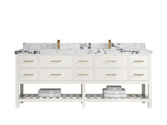 Parker 84 in. W x 22 in. D Double Sink Bathroom Vanity - photo 33