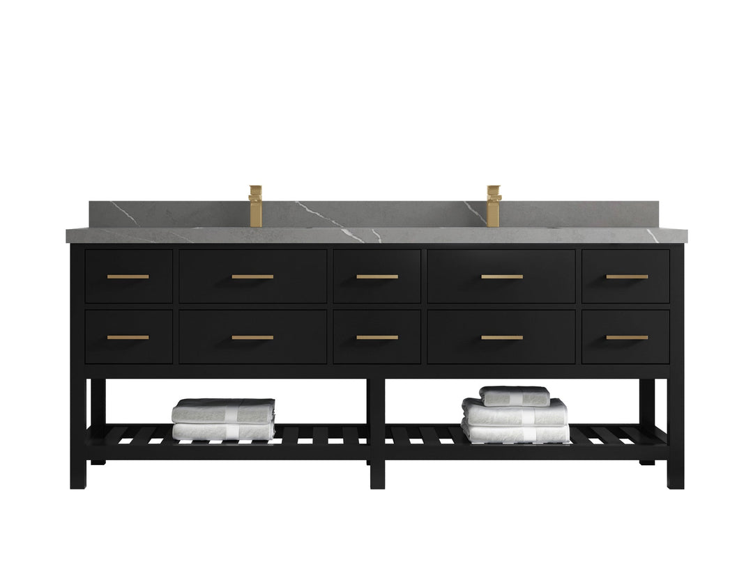 Parker 84 in. W x 22 in. D Double Sink Bathroom Vanity - Willow Bath and Vanity