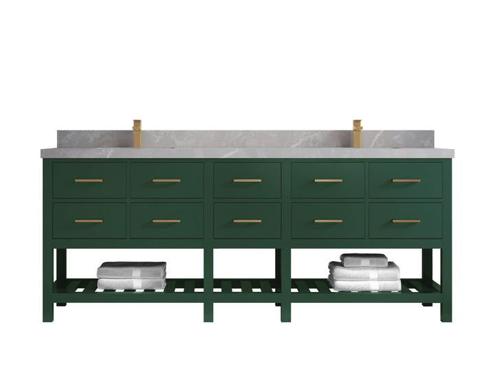 Parker 84 in. W x 22 in. D Double Sink Bathroom Vanity - photo 15