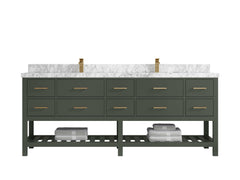 Parker 84 in. W x 22 in. D Double Sink Bathroom Vanity - photo 18