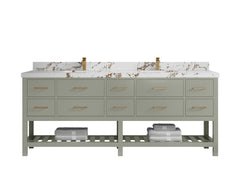 Parker 84 in. W x 22 in. D Double Sink Bathroom Vanity - photo 34